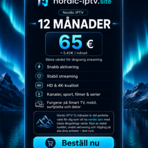 Nordic IPTV 12 månader